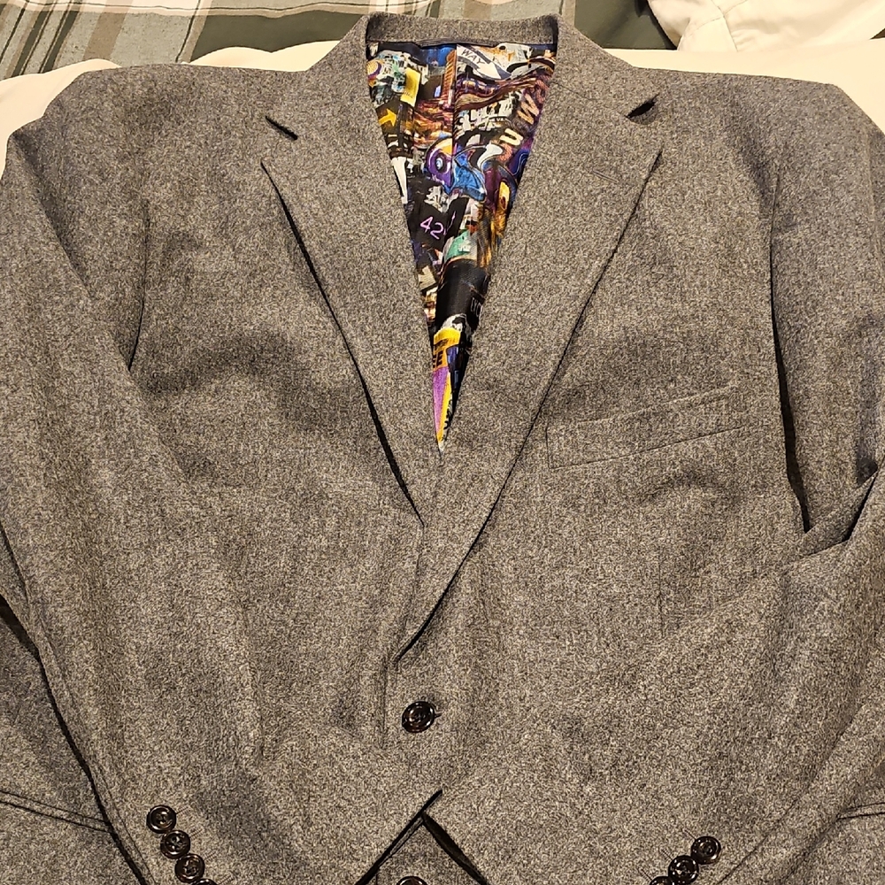 Sophisticated Gray Men's Blazer
